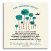 11x14 Mounted Canvas Art Print - 1 Year Anniversary, Personalized Truffula Trees, We are All A Little Weird - With Gift Wrapping LTC-C1470 view 1