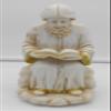 2091 Charbel Makhlouf, Saint of Lebanon Figurine, Holy Statue Sitting & Reading/Home Decorative view 2