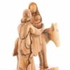 Bethlehem Handicrafts Abstract Olive Wood Flight into Egypt Statue view 3