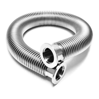 Across FVB-25-10 Model KF25 Flexible Premium Stainless Steel Vacuum Bellow, 3.3' Length