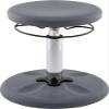 KORE Design Adjustable Wobble Stool Chair, Girls + Boys Kid Desk Stools, Ergonomic Small Office Chairs, Flexible Seating for Active Kids, ADD/ADHD, Classroom, Home, Age 6-11, Standard (14-19in), Grey view 1