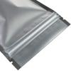 QQ Studio Pack of 100 Translucent Front Matte Black Poly Plastic Resealable Bags (3.3oz (5" x 7"), Stand-Up Pouch) view 3