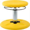 KORE Design Adjustable Wobble Stool Chair, Girls + Boys Kid Desk Stools, Ergonomic Small Office Chairs, Flexible Seating, Active Kids, ADD/ADHD, Classroom, Home, Age 6-11, Standard (14-19in), Yellow view 1
