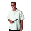 Fame Fabrics 81165 C25 Short Sleeves, 6 Snaps Cook Shirt, White, LG view 1