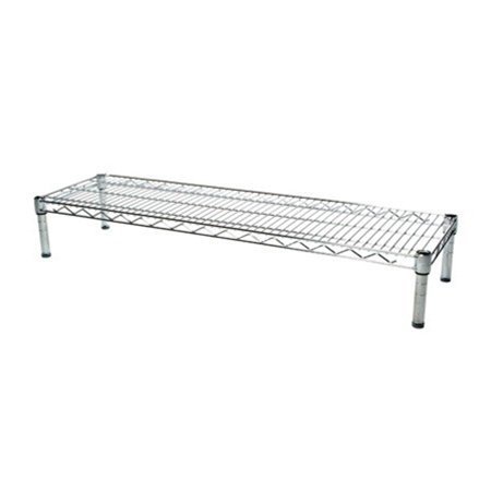 Shelving Inc. 14" d x 48" w Chrome Wire Shelving with 1 Tier Shelf, Weight Capacity 800lbs Per Shelf