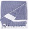 Bersuse 100% Cotton Laodicea Bathroom Hand Towels - Turkish Towels, Absorbent Soft Gentle Quick-Drying Cotton - Hair, Face, Hand, Kitchen Tea Towel - 23x43 Inches, Dark Blue (Set of 12) view 3
