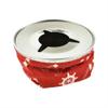 MARINE CITY Round Windproof Bean Bag, 304 Grade Stainless Steel, Red, Lightweight & Portable, with Windproof Cover for Boats, RVs, Yachts, Ideal for Outdoor & Indoor Use view 1