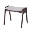 Foot Rest Stool/Seat Solid Wood Footstool Designer Upholstered Ottoman Pouffe Footrest Wooden Dressing Stool Adult Change Shoe Bench (Gray) view 1