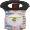 Personalized Woman Superhero Wine Tote Bag view 1