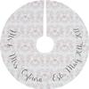 YouCustomizeIt Personalized Wedding People Tree Skirt view 1