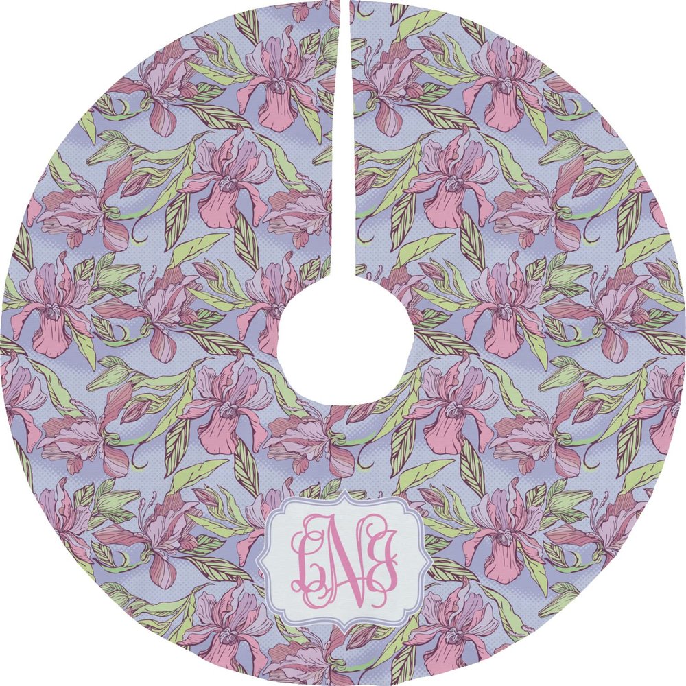 YouCustomizeIt Personalized Orchids Tree Skirt
