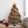 YouCustomizeIt Personalized Orchids Tree Skirt view 2