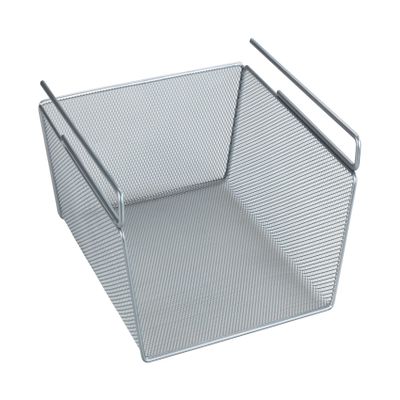 Wenko 53142100 Basket, Matt Silver, 28 x 14 x 23 cm