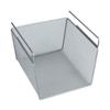 Wenko 53142100 Basket, Matt Silver, 28 x 14 x 23 cm view 1
