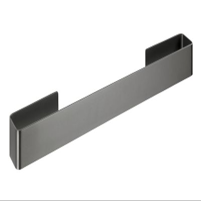Wenko Montella Bath Towel Rail for Gluing, Rustproof, Aluminium, 61 x 4 x 6 cm, Anthracite