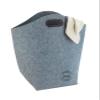 Wenko Laundry Hamper, Grey, Gro view 2