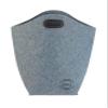 Wenko Laundry Hamper, Grey, Gro view 3