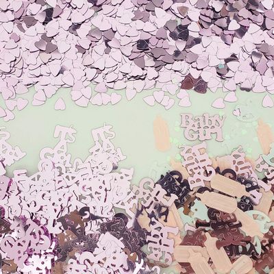 Baby Confetti Baby Girl, Pins, Horses, Hearts - 3 Pack (1.5 oz) #3054