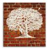 11x14 Mounted Canvas Art Print - 8th Traditional Wedding Anniversary Faux Pottery Bricks Personalized - With Gift Wrapping LTC-C1381 view 1