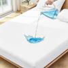 California King Mattress Protector Waterproof- Washable Mattress Cover Fitted Bed Pad Noiseless Plastic Protection Up to 18 Allergy Mattress Protector Soft&BreathableWhite view 1