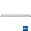 Shelving Inc. 14" d x 72" w x 54" h Chrome Wire Shelving with 6 Tier Shelves, Weight Capacity 800lbs Per Shelf view 2