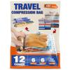 12 Compression Bags for Travel Essentials, Vacuum Packing Space Saver Bags for Cruise Accessories (12-Travel) view 1