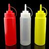 1Pc 680ml 24OZ Ketchup Squeeze Bottle Table Service Condiment Dispenser Ketchup Mustard Sauce Vinegar New - (Color: Red) view 2