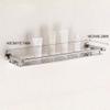 LHCMarket Stainless Steel Anti-Rust Frame Storage Shelf Bathroom view 2