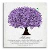 11x14 Mounted Canvas Art Print - Personalized Gift for Boss Gift for Truly Great Mentor Gift for Teacher Purple - With Gift Wrapping LTC-C1477 view 1