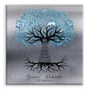 11x14 Mounted Canvas Art Print - 10 Year Anniversary Gift for Couple Personalized Family Countdown Tree Roots - With Gift Wrapping LTC-C1440 view 1