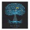 11x14 Mounted Canvas Art Print - 18 Year Anniversary Date Sign Gift Personalized Family Countdown Family Tree - With Gift Wrapping LTC-C1448 view 1