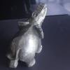 4.4 Hand Carved Pyrite Elephant Figurine Animal Carving view 4