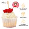 Bamboo Cupcake Topper Sticks - 3.5 Inch (500 Pack) Toothpicks for Appetizers Cake Topper Sticks, Cocktail Skewers, Bamboo Picks view 4
