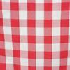 BalsaCircle 100 pcs 15x15-Inch Red on White Gingham Checkered Polyester Luncheon Napkins - for Wedding Party Restaurant Dinner view 2