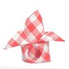 BalsaCircle 100 pcs 15x15-Inch Red on White Gingham Checkered Polyester Luncheon Napkins - for Wedding Party Restaurant Dinner view 4