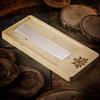 Handmade Lotus Blossom Crystal Charging Tray with Selenite Bar view 2