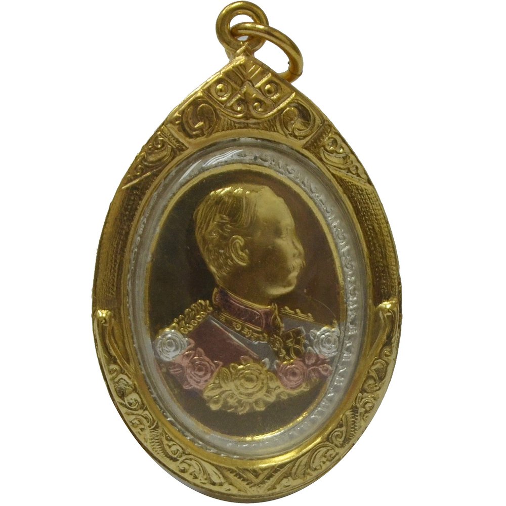 Thai Jewelry Pendants Thai Amulet The King Rama 5 Back Side Loung Bhor Sothorn Coins Buddha Amulets Lucky for Life Pendants
