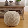 SARO LIFESTYLE Macram Pouf view 4