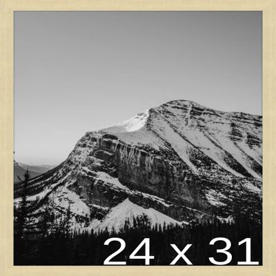 Frame It Easy 24 x 31 Wheat Wood Frame (Derby)