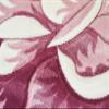 Flower Rug 2ft Round Area Rugs Cute Plush Flower Shaped Rug Circle Girly for Bedroom Floor Living Room Carpet 302 Pink view 3