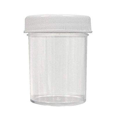 National Artcraft 2 Ounce Storage Jar and Cap - Made of Impact Resistant Plastic - (Pkg/10)