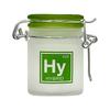 Airtight Glass Herb Mini Stash Jar with Clamping Lid in Choice of Design (Hybrid, Small) view 1