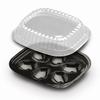 D AND W FINE PACK Quikpak Egg Tray Combo 6Ct Pet Blk Clrdm, 416 CT view 1