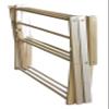 Cauff Wooden Amish Made Folding Clothes Drying Rack Handmade for Hanging Laundry (Small 3'x4.5') view 3