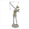 Artemis Diana with Bow Greek Roman Goddess Statue Sculpture Cast Marble 15.9in view 4