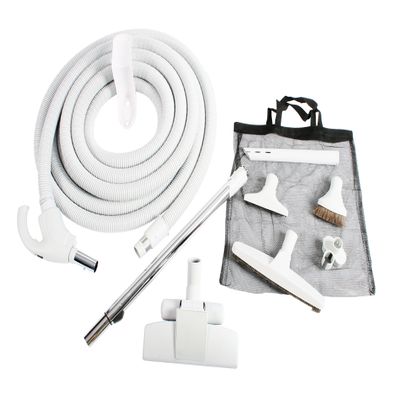 Cen-Tec Systems 94269 Central Vacuum Low Voltage Kit with 30 Ft. Switch Control Hose Light Gray