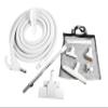 Cen-Tec Systems 94269 Central Vacuum Low Voltage Kit with 30 Ft. Switch Control Hose Light Gray view 1