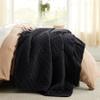 Bedsure Quilts King Size - Lightweight Bedspreads King Size with Basket Weave Pattern, Soft Quilt Bedding Set, Black Comforter Set Coverlet for All Seasons with 2 Pillow Shams (106" x 96") view 2