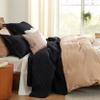 Bedsure Quilts Twin Size - Lightweight Bedspreads Twin Size with Basket Weave Pattern, Soft Quilt Bedding Set, Black Comforter Set Coverlet for All Seasons with 1 Pillow Sham (68" x 86") view 4