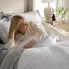 Bedsure Quilts Queen Size - Lightweight Bedspreads Queen Size with Basket Weave Pattern, Soft Quilt Bedding Set, White Comforter Set Coverlet for All Seasons with 2 Pillow Shams (90" x 96") view 2